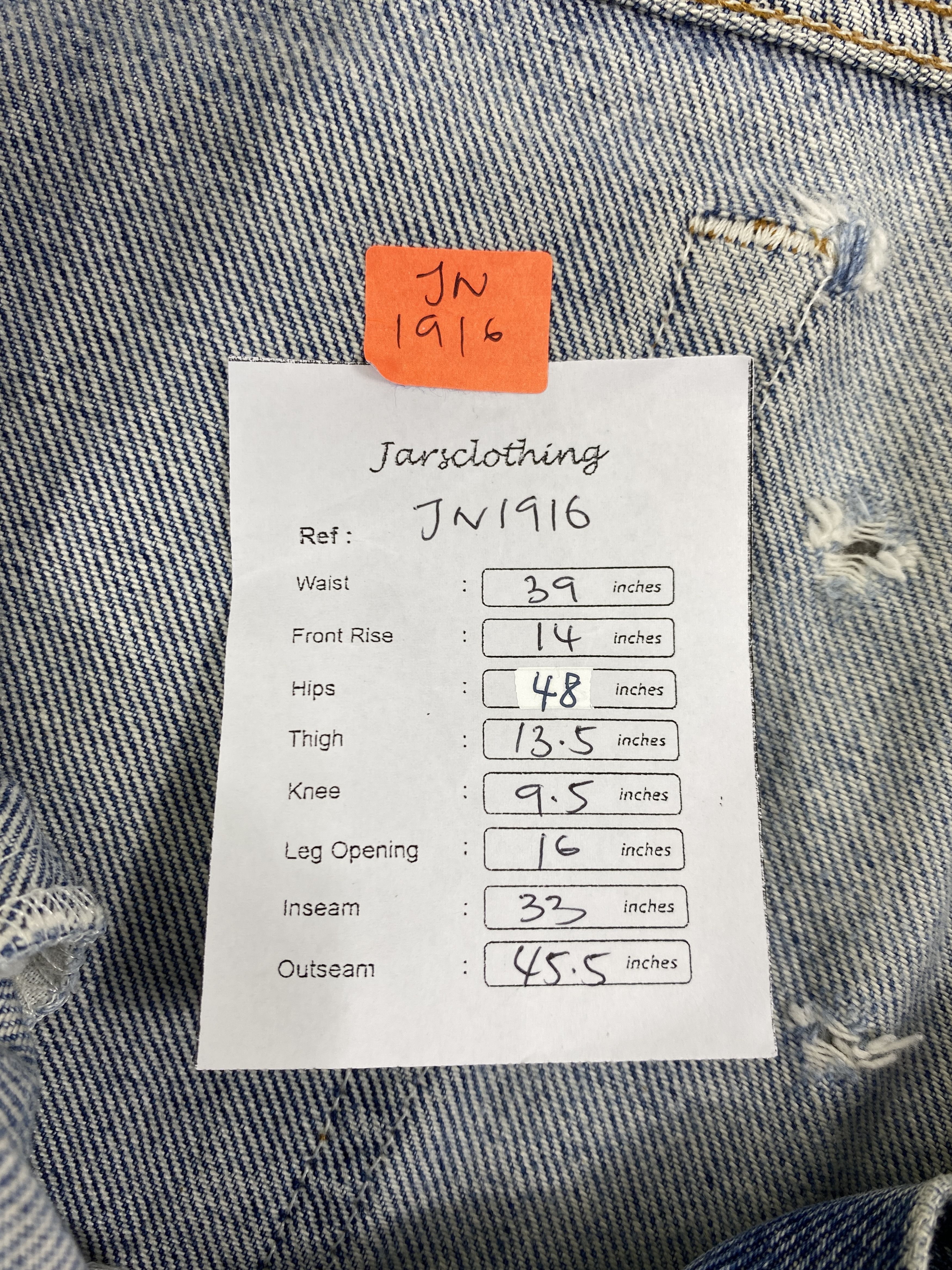 Levi's Rare Wash Vintage Levi's 912 Jeans 39x33 Denim -JN1916 Size US 39 - 8 Thumbnail