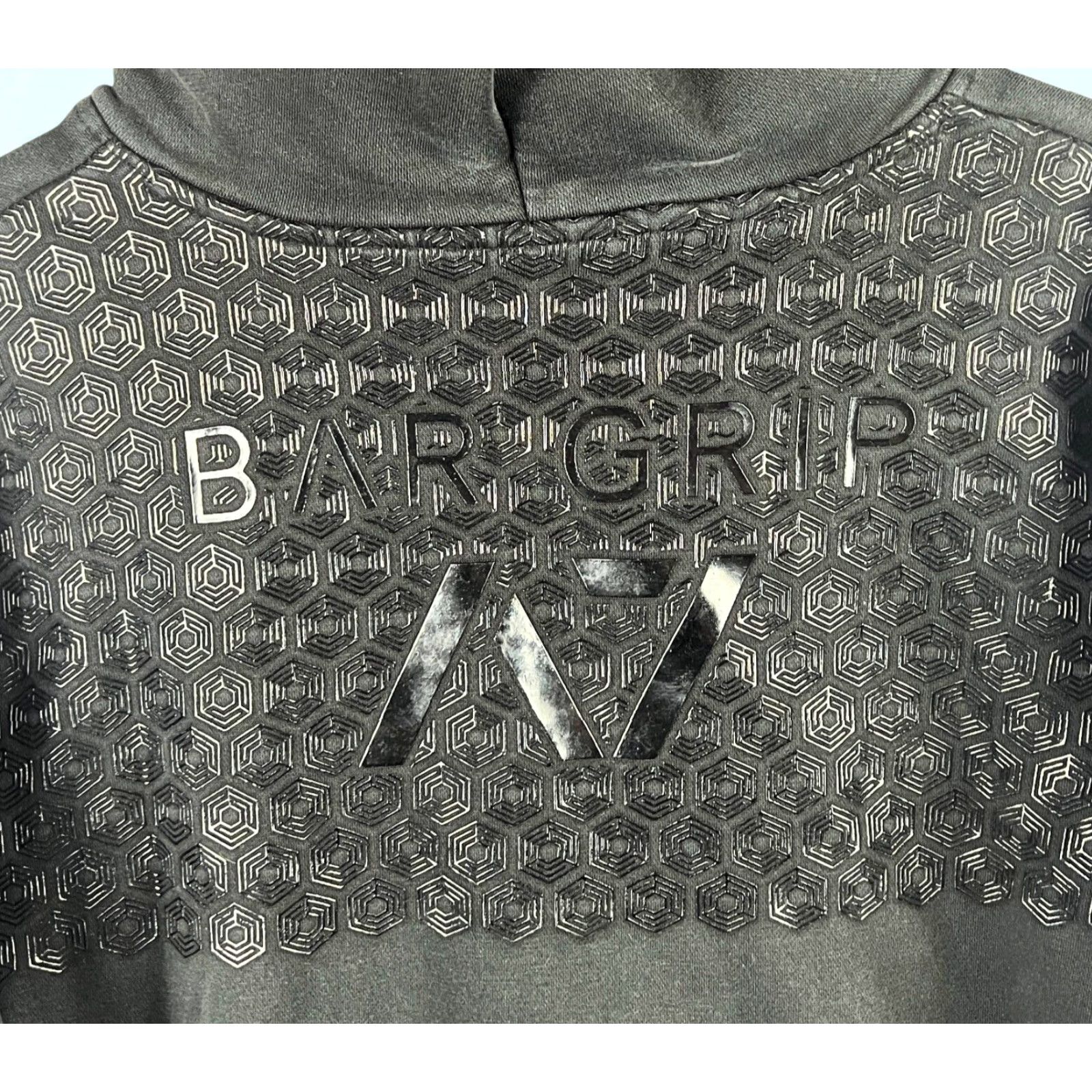 Logo 7 A7 Bar Grip Hoodie Men S Black Powerlifting Sweatshirt Textured Back Logo EUC Size US S / EU 44-46 / 1 - 5 Thumbnail
