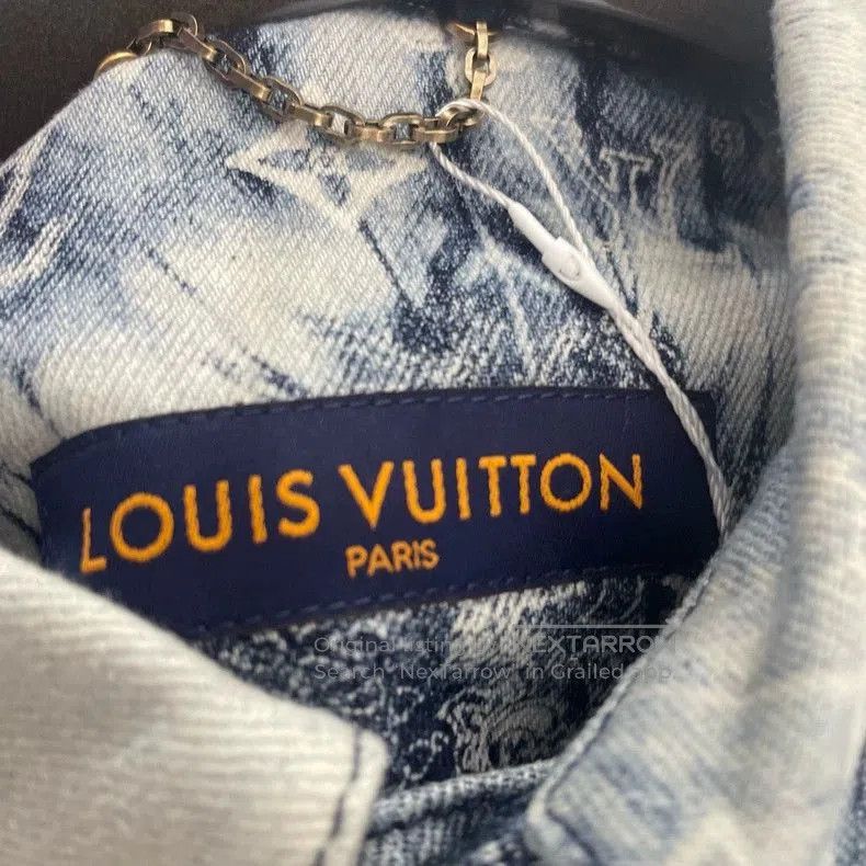 Louis Vuitton Tie-Dye Denim Short Sleeve.