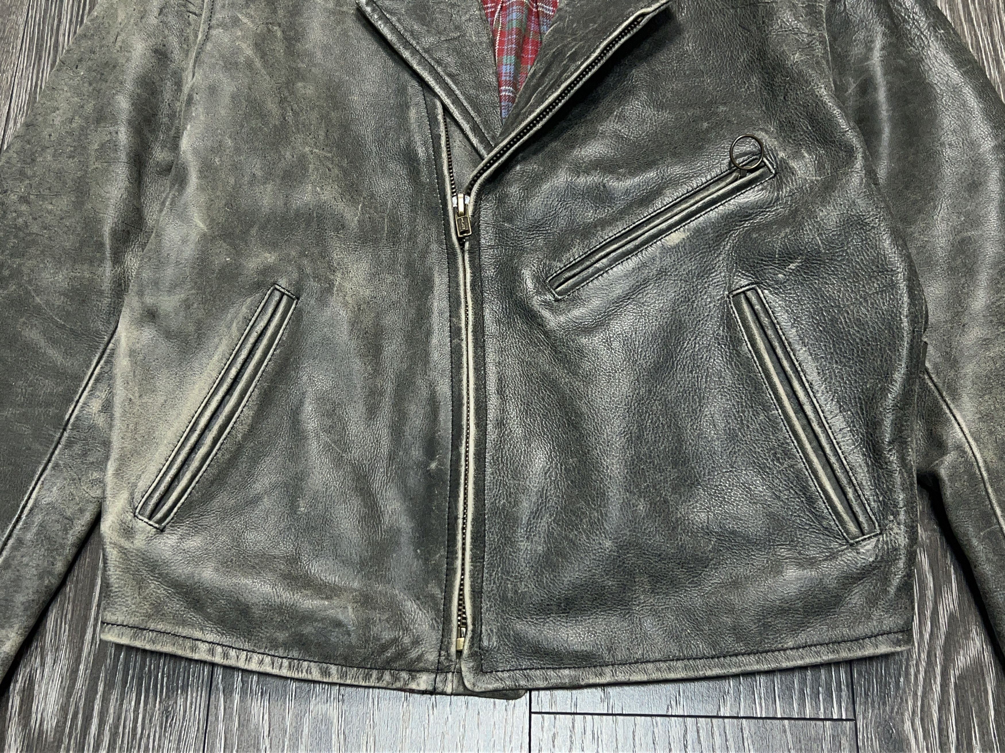 Levi's LVC 1930/40s Biker Motorcycle Leather Distressed Jacket M Size US M / EU 48-50 / 2 - 4 Thumbnail