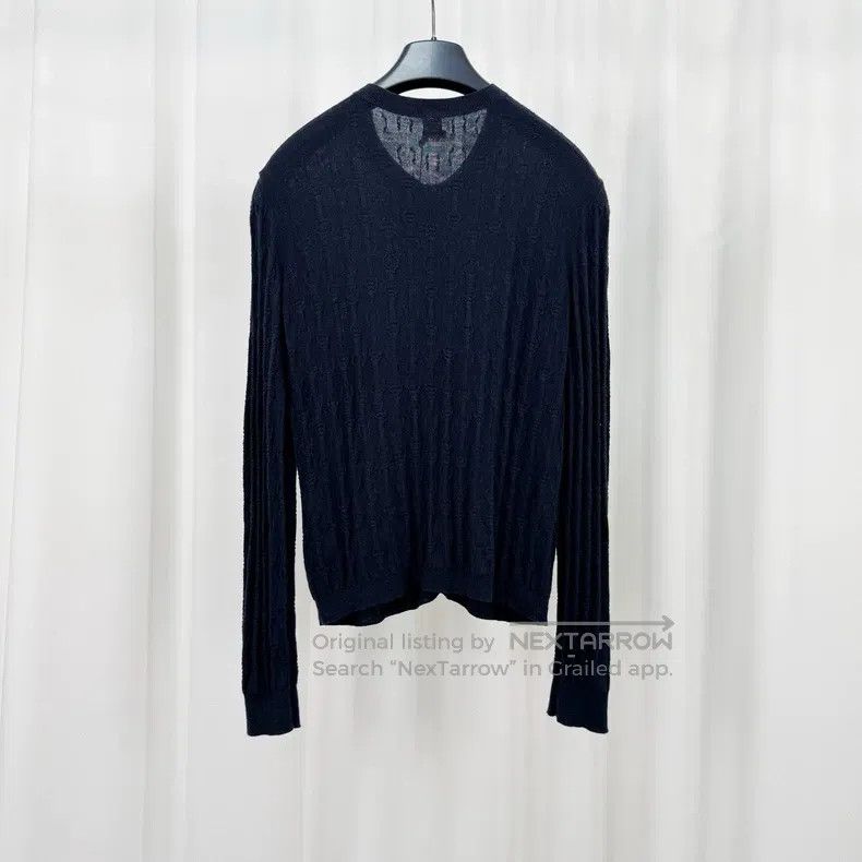 Hermes Hermes Pig nose full print embossed cashmere knit cardigan Size XS / US 0-2 / IT 36-38 - 2 Thumbnail