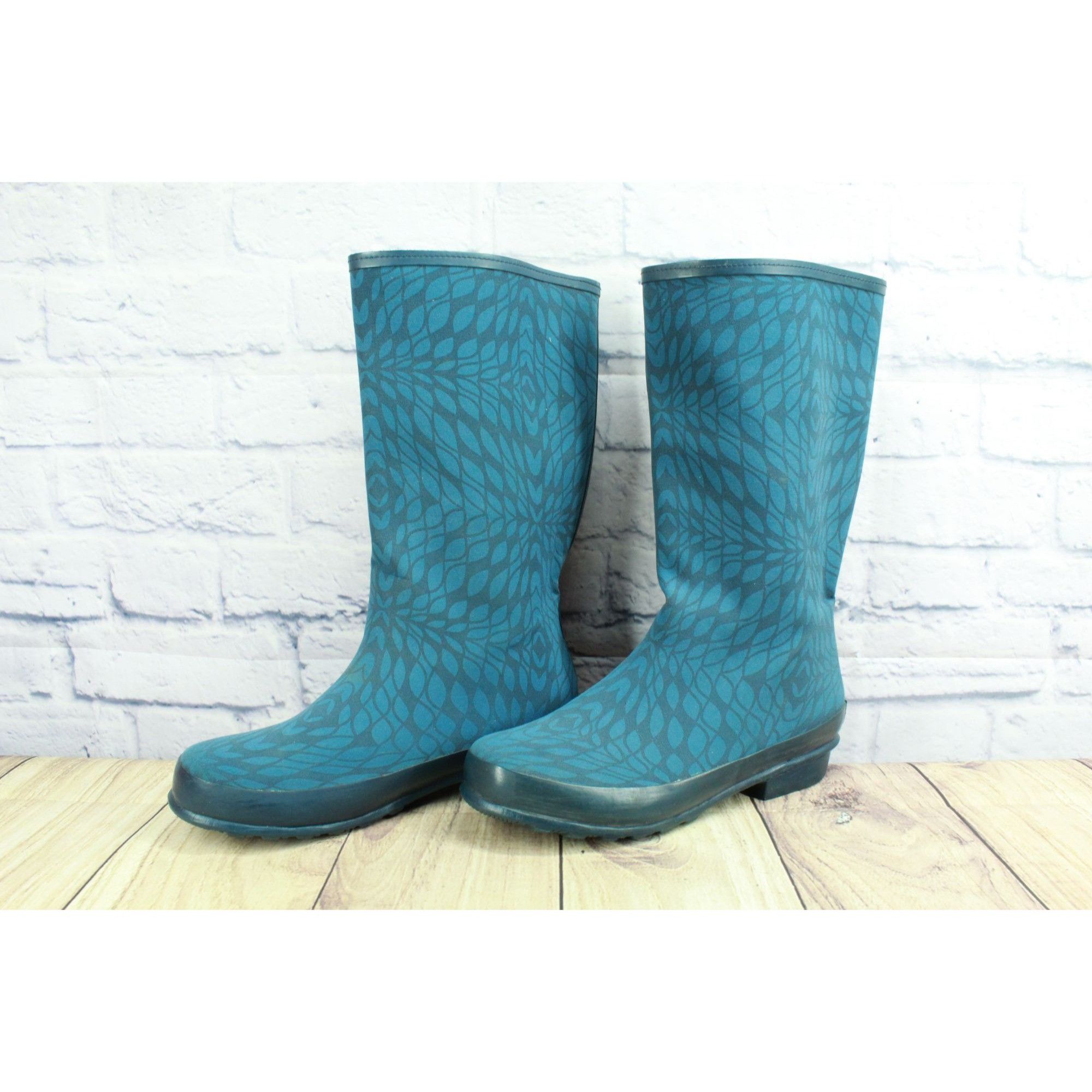 L.L. Bean LL Bean Wellie Women's Pull On Waterproof Tall Rain Boots Size US 11 / IT 41 - 2 Thumbnail