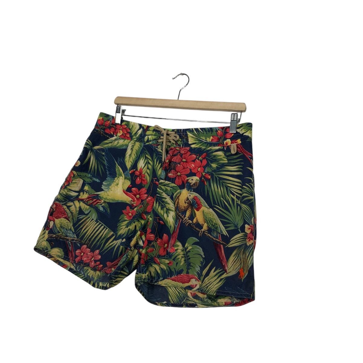Polo Ralph Lauren 📌Vintage Short Pants Full Print Forest Polo Ralph Lauren Size US 32 / EU 48 - 3 Thumbnail