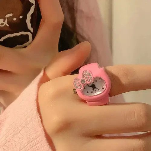 Jewelry Hirasawa x azawa Cute Watch Adjustable Ring Size ONE SIZE - 2 Thumbnail