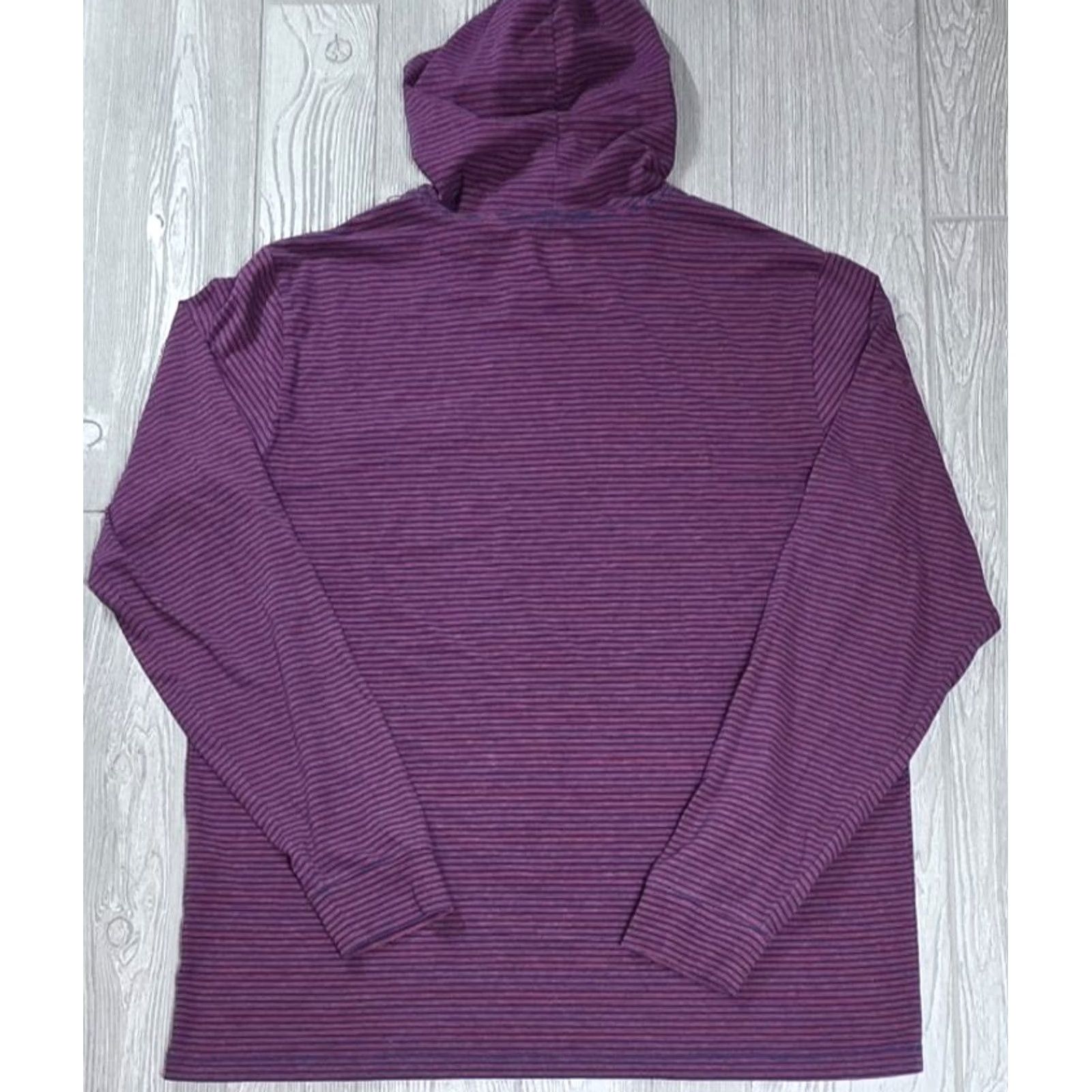 Vineyard Vines Vineyard Vines Edgartown Striped Hooded Tshirt Pink Blue Long Sleeve Men L Shirt Hoodie Pullover Logo Embroidered Knit Cotton Casual Preppy Baggy Size US L / EU 52-54 / 3 - 5 Thumbnail