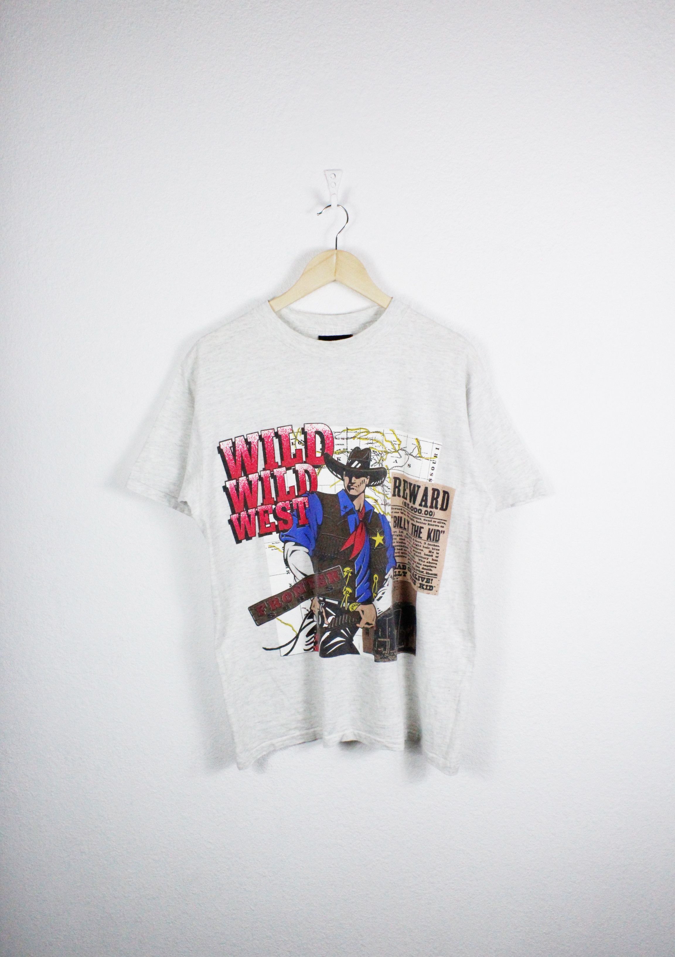 Cowboy Equipment Vintage Frontier Series Wild Wild West Graphic Print Tee Size US L / EU 52-54 / 3 - 1 Thumbnail