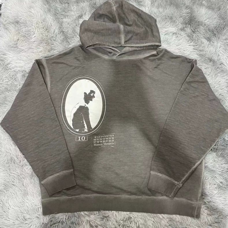 Maison Margiela Portrait wash make old pullover hoodie