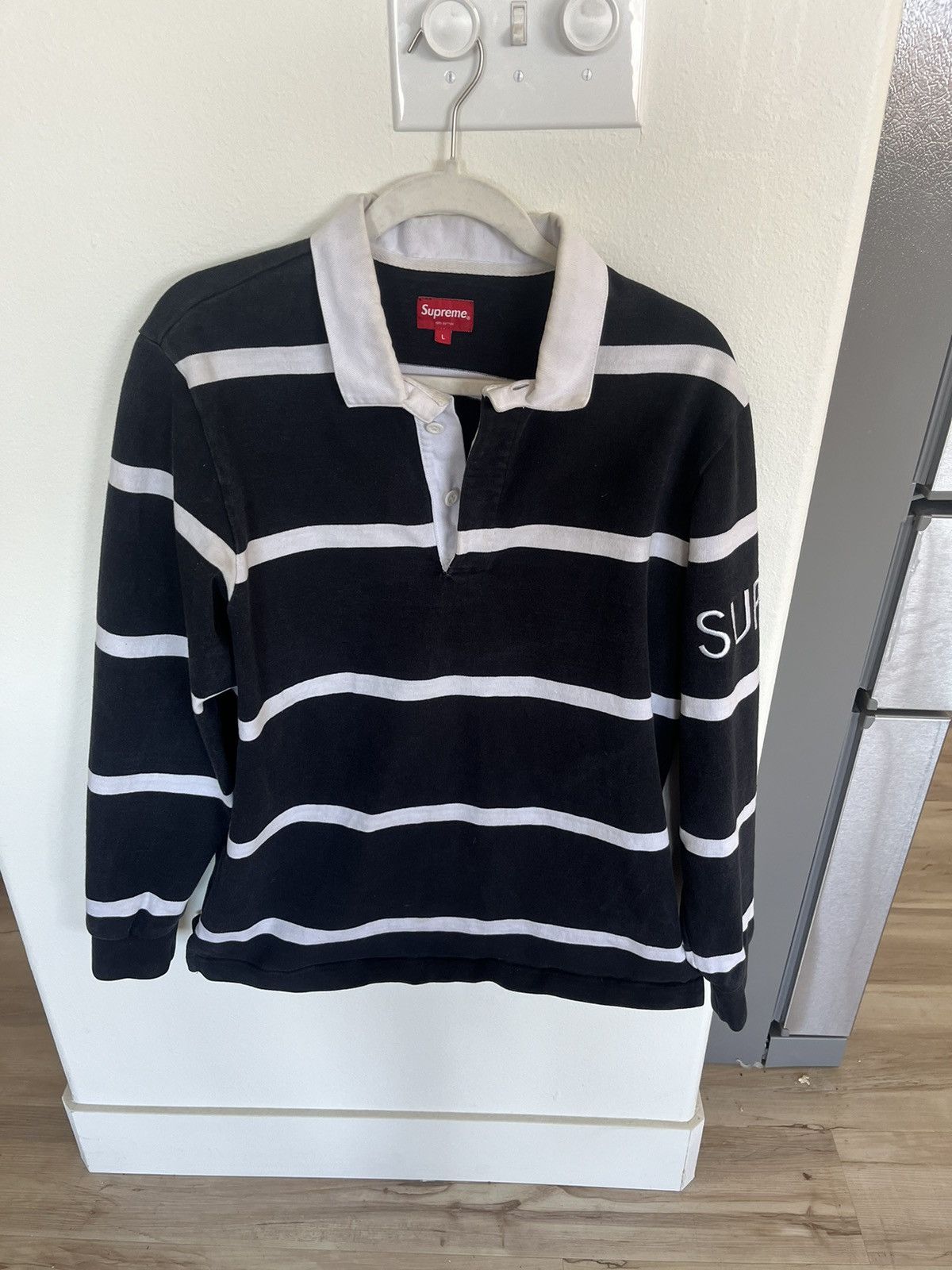 Supreme S/S Rugby Black Men's - SS24 - US