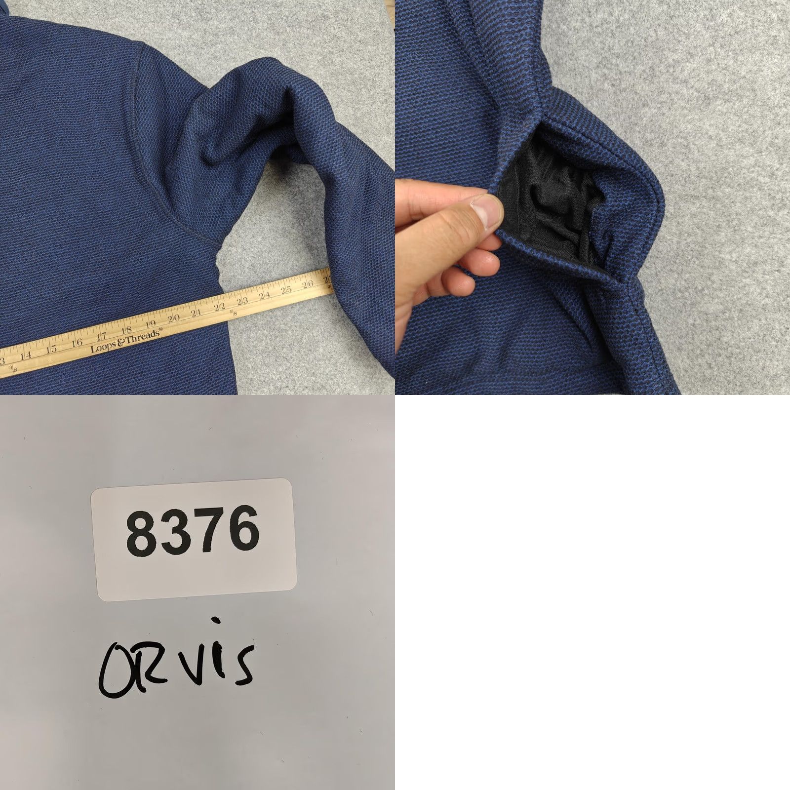 Orvis Orvis Pullover Mens M Blue Sherpa Lined 1/4 Zip Long Sleeve Fleece Thermal Size US M / EU 48-50 / 2 - 8 Thumbnail