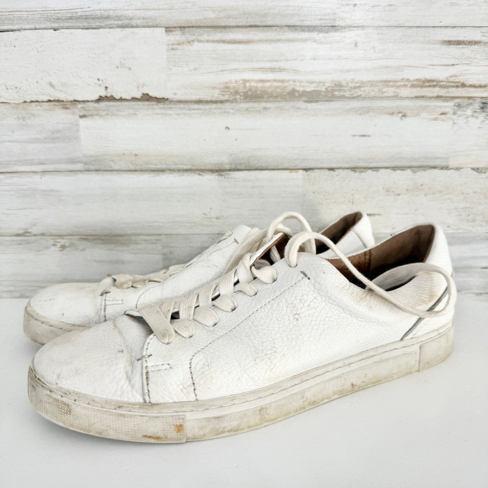 Frye Frye Shoes Leather Sneakers Casual LowTop Lace Up Gates Sz 8 Size US 8 / IT 38 - 1 Thumbnail