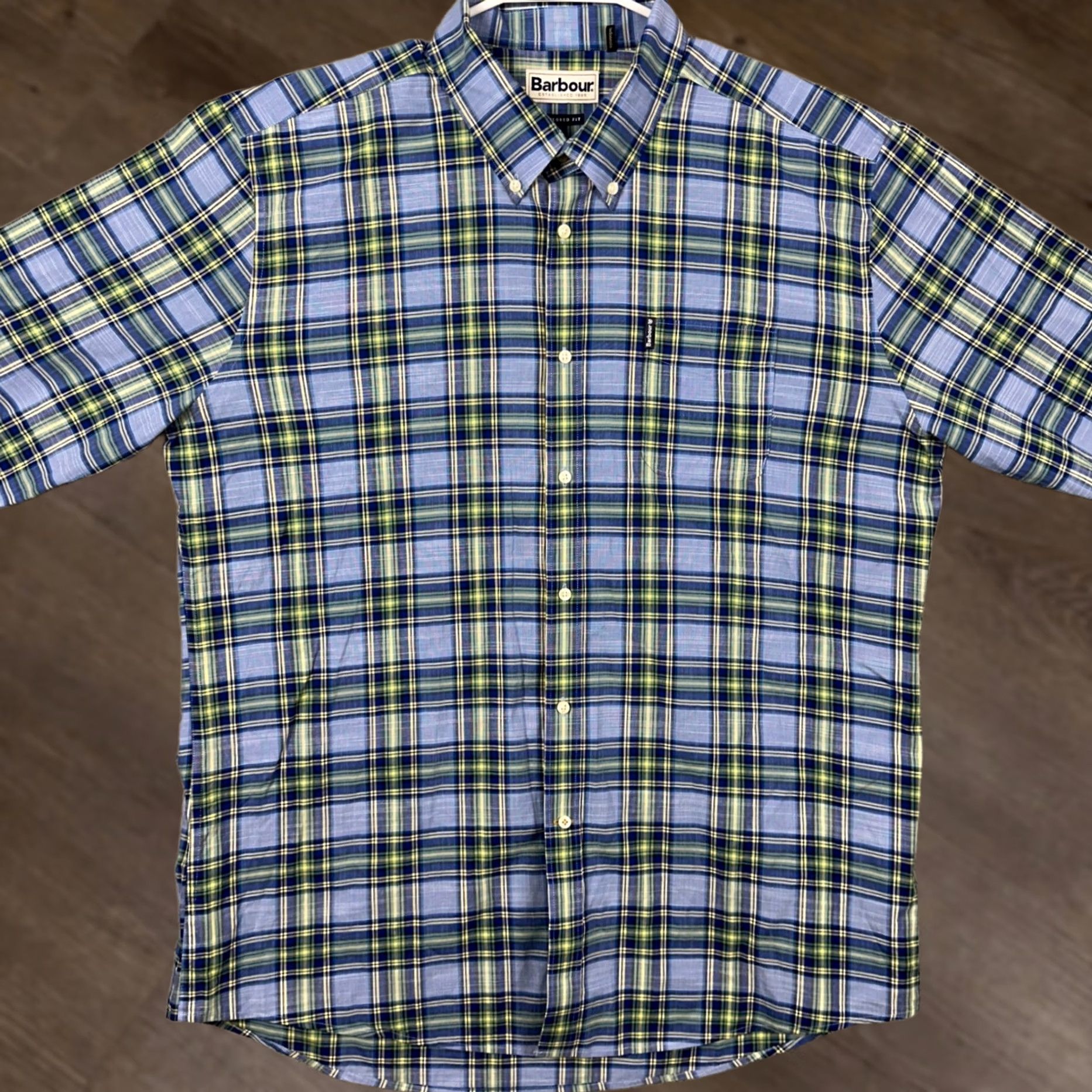 Barbour Barbour Shirt Plaid Button-Down Long Sleeve 2XL Tailored Fit Men’s Classic Casual Size US XXL / EU 58 / 5 - 1 Thumbnail