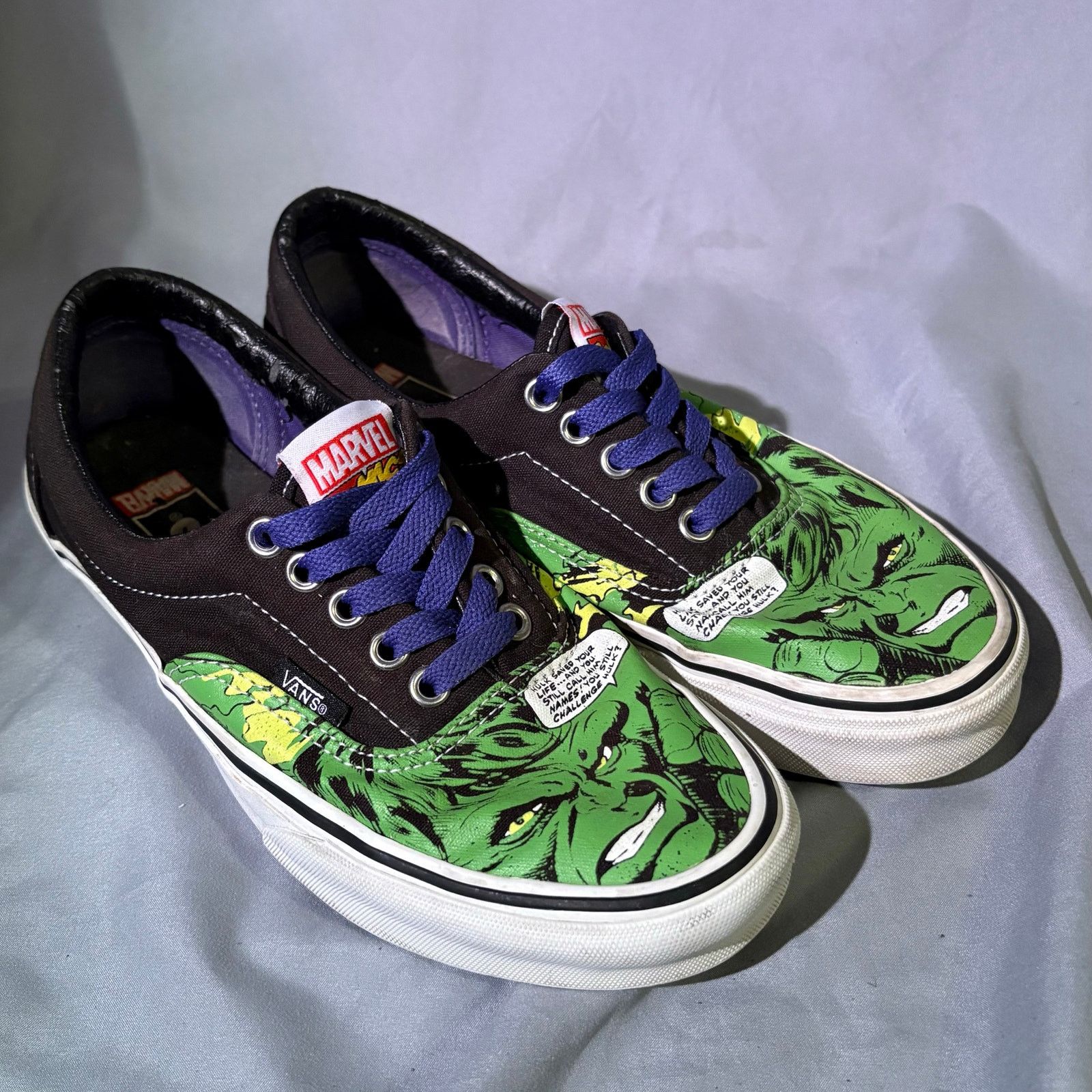 Vans Vans x Marvel Hulk Authentic Sneakers Men’s 6.5 Rare Collab Size US 6.5 / EU 39-40 - 3 Thumbnail