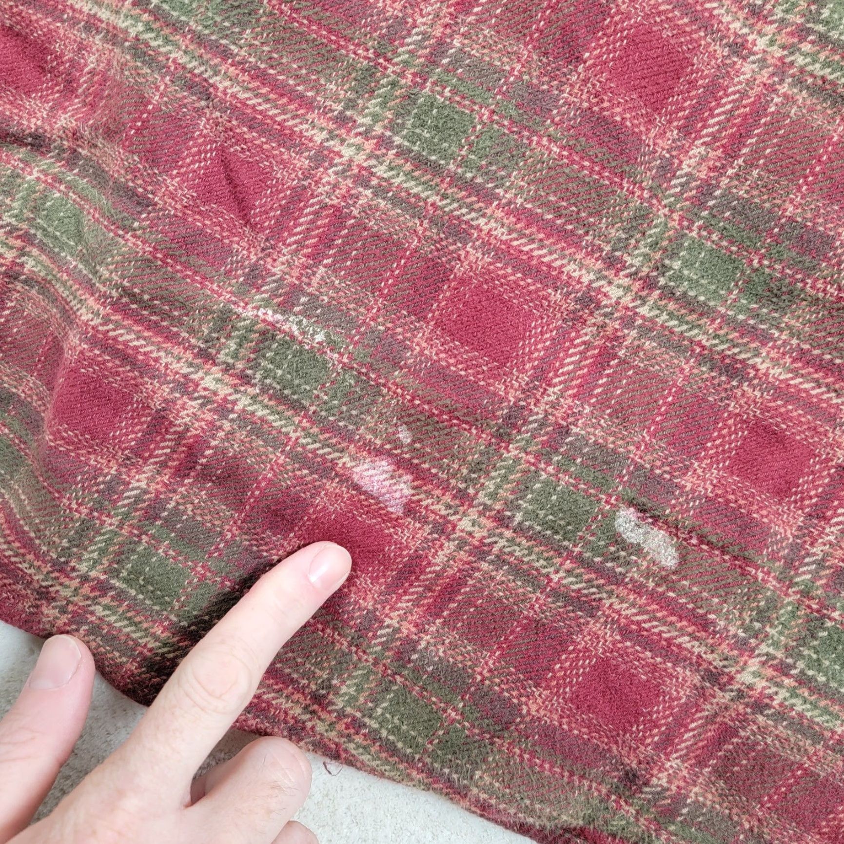 Orvis Orvis Shirt Mens XL Red Plaid Heavyweight Flannel Double Pocket Hand Warmer Size US XL / EU 56 / 4 - 6 Thumbnail