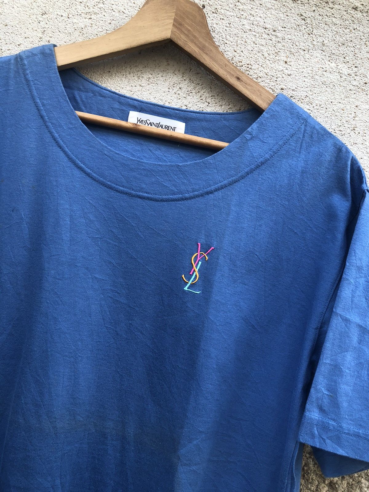 Yves Saint Laurent Vintage YSL Yves Saint Laurent Tshirt Size M / US 6-8 / IT 42-44 - 1 Thumbnail