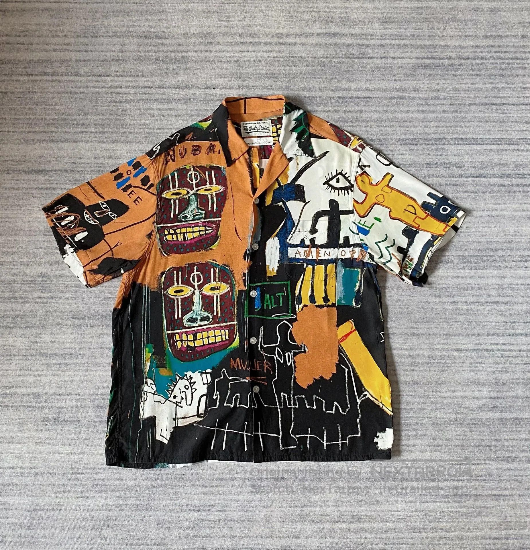 Wacko Maria Wacko Maria Basquiat Hawaiian Short Sleeve Shirt. Size US S / EU 44-46 / 1 - 1 Thumbnail