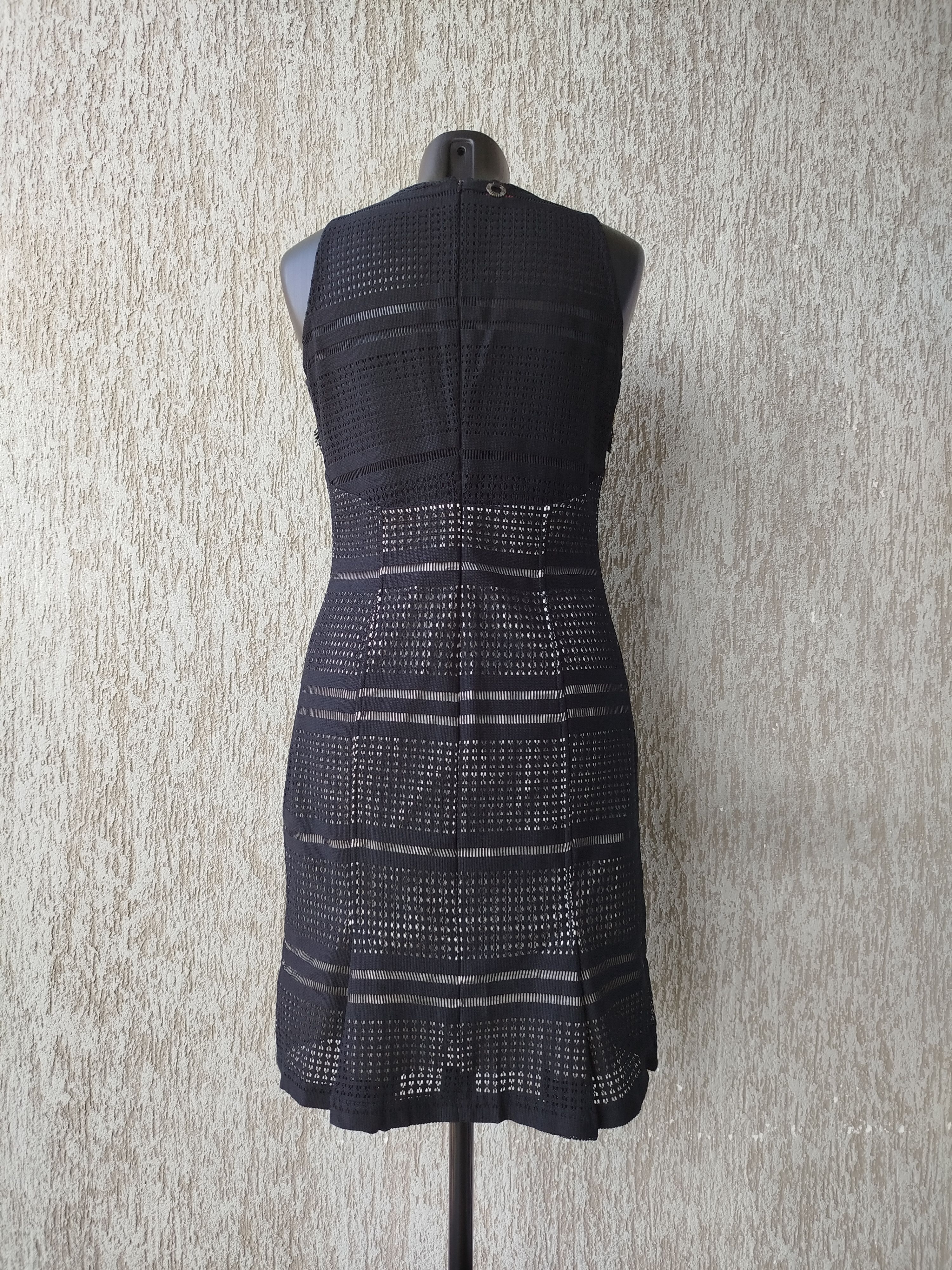 Jean Paul Gaultier Save The Queen Dress Pencil Textured Mesh Zip Size L Size L / US 10 / IT 46 - 6 Thumbnail