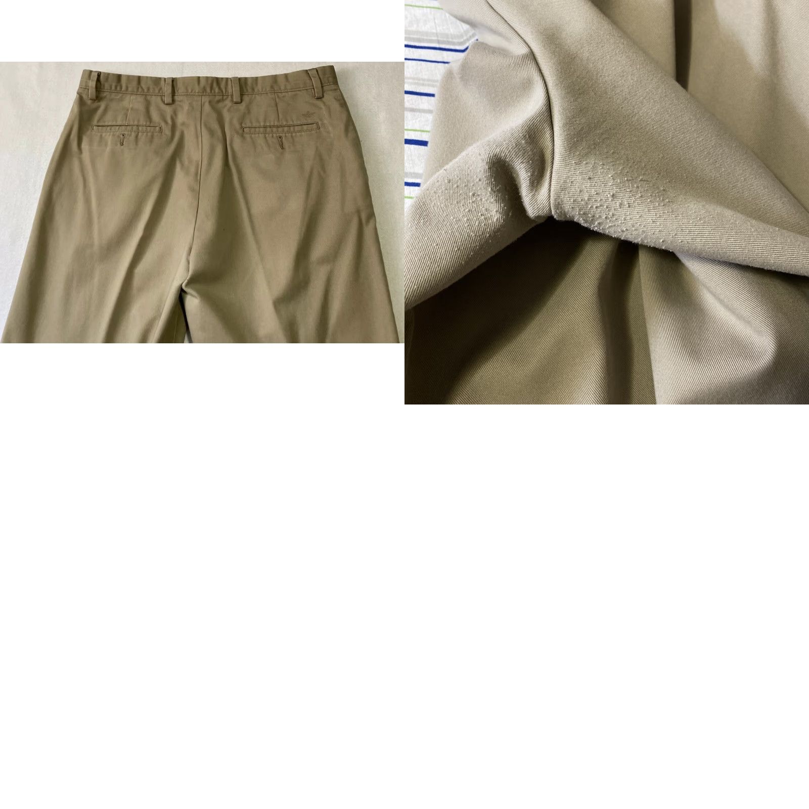Dockers VINTAGE Dockers Pants Mens 38x34 Straight Fit Flat Front Dark Tan Casual / 26-12 Size US 38 / EU 54 - 8 Thumbnail