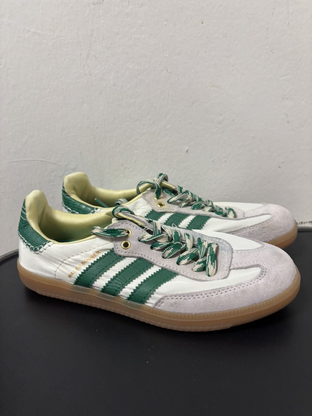 Adidas × Wales Bonner Adidas x Wales Bonner Samba Low White Green Size 6US RARE Size US 6 / IT 36 - 4 Thumbnail