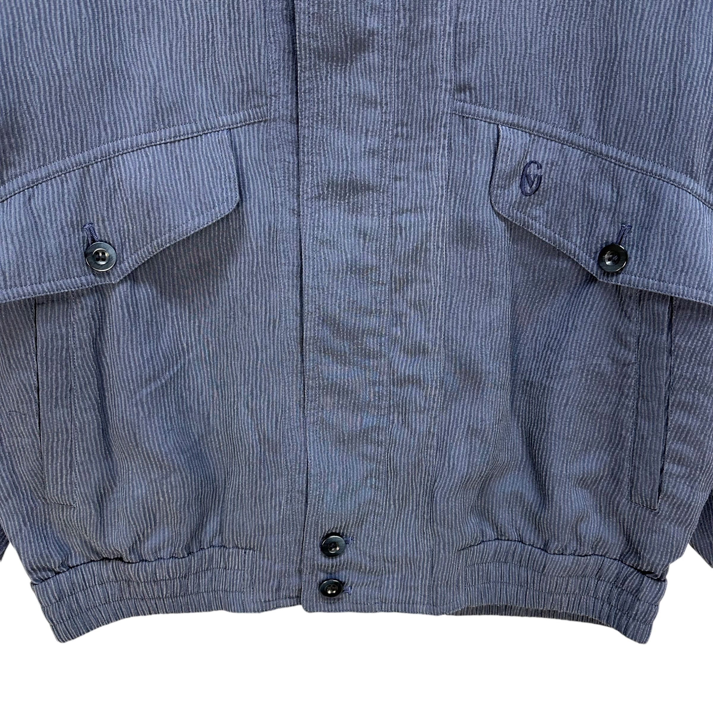 Gianni Valentino GIANNI VALENTINO Striped Casual Jacket #A52-1207 Size US L / EU 52-54 / 3 - 4 Thumbnail