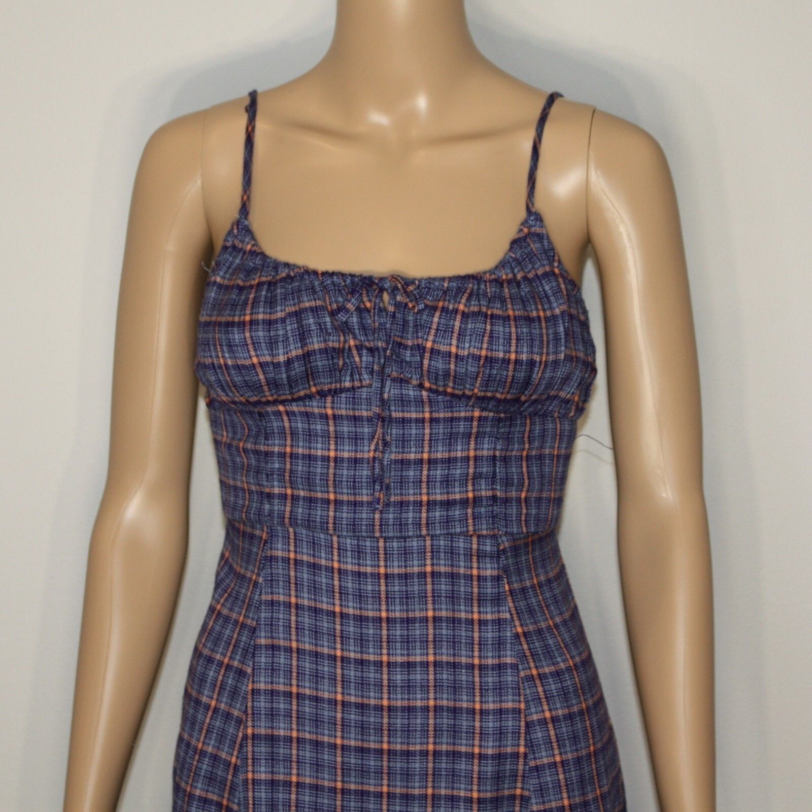 Urban Outfitters BDG Kamaryn Tie Front Plaid Minidress Dress in size XS Size XS / US 0-2 / IT 36-38 - 5 Thumbnail