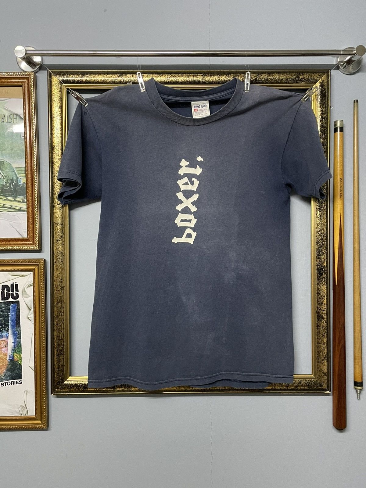 Vintage Vintage 90s Muhammad Ali The Greatest Boxer Sunfaded Tshirt Size US M / EU 48-50 / 2 - 1 Thumbnail