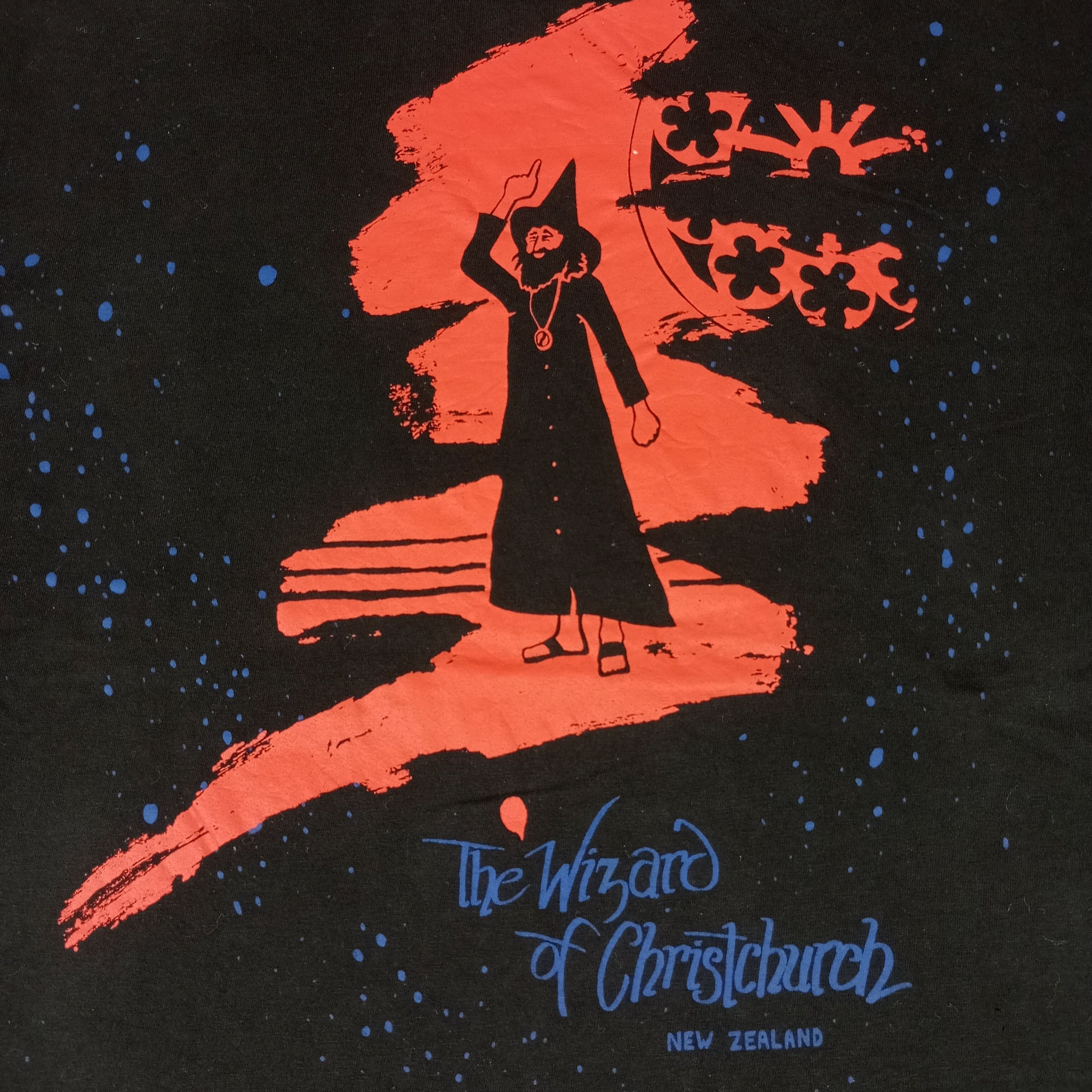 Vintage The Wizard Of Christchruch Vintage Tshirt Size US L / EU 52-54 / 3 - 2 Thumbnail