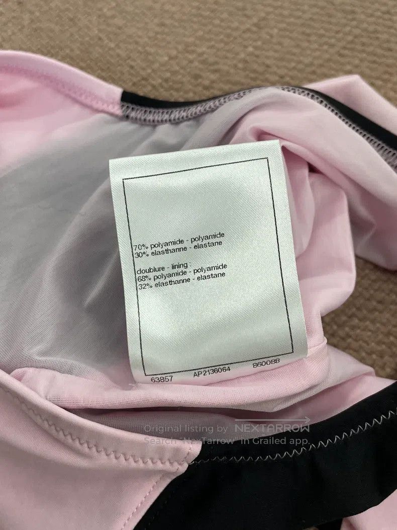 Chanel Chanel Pink and black striped short top Size XXS / US 00 / IT 34 - 6 Thumbnail