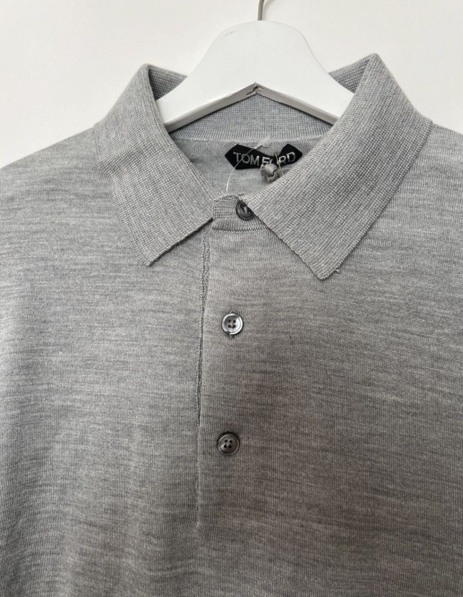 Tom Ford TOM FORD Cashmere sweatshirt 50 IT grey Size US M / EU 48-50 / 2 - 2 Thumbnail