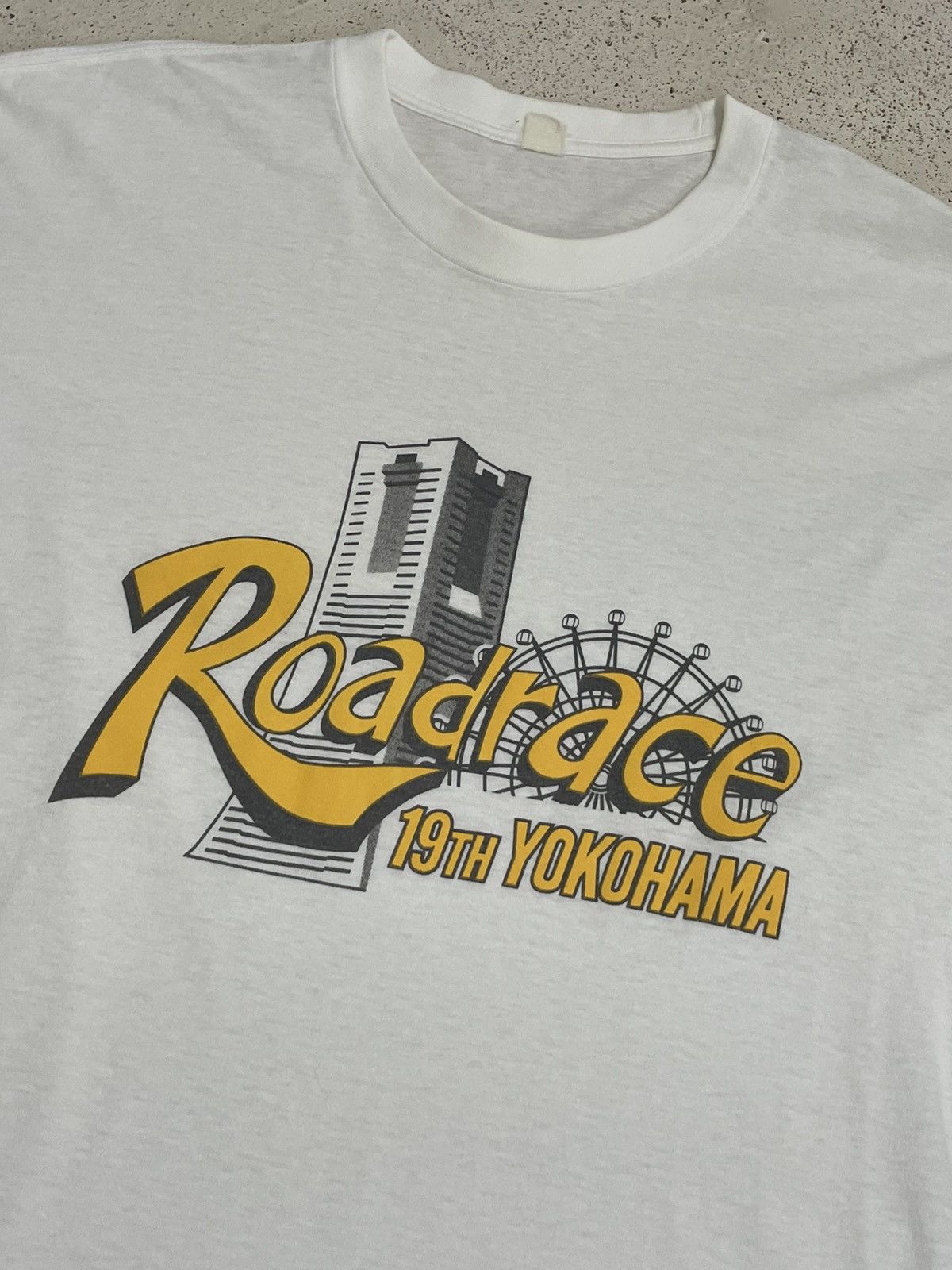 Japanese Brand × Vintage Vintage RoadRace 10th Yokohama Japan Event Tee Size US M / EU 48-50 / 2 - 5 Thumbnail