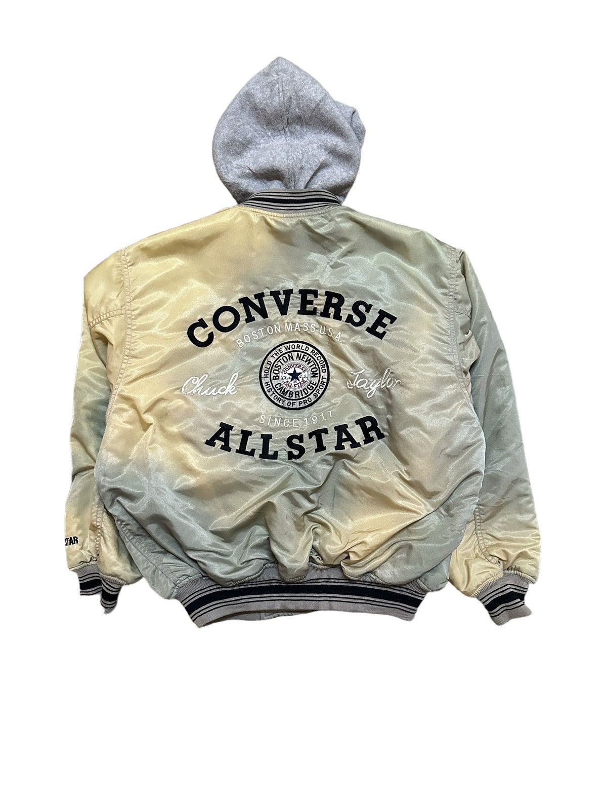 Converse × Vintage vintage converse ma1 style bomber jacket Size US M / EU 48-50 / 2 - 7 Thumbnail