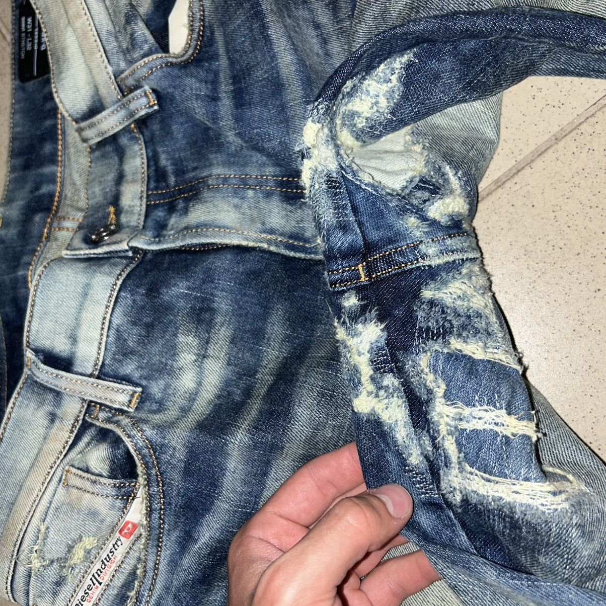 Diesel Vintage Diesel D-Kras Slim Distressed Jeans – Made in Italy Size US 31 - 8 Thumbnail