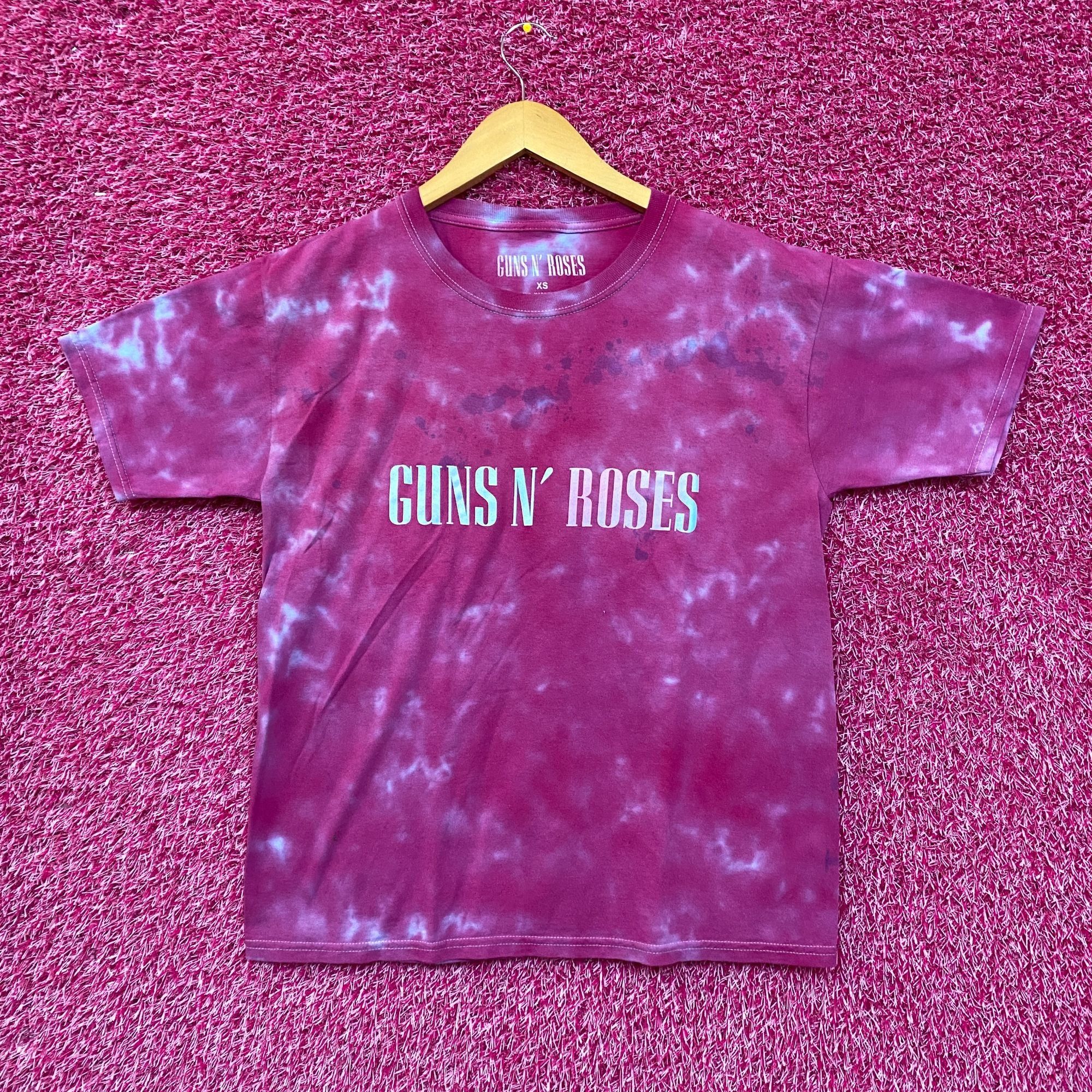 Band Tees Guns N’ Roses Logo Rock Tie Dye Tshirt size Extra Small Size US XS / EU 42 / 0 - 1 Thumbnail
