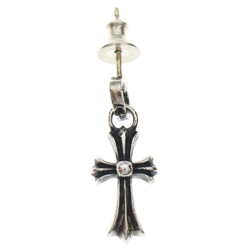 CHROME HEARTS Baby Fat Cross Drop Earring Silver
