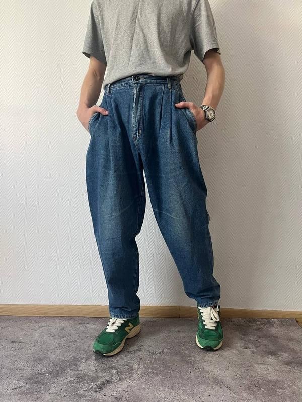 Japanese Brand × Vintage Vintage Y2K Gentee Baggy Hip-Hop Blue Jeans Size 31 Size US 31 - 8 Thumbnail