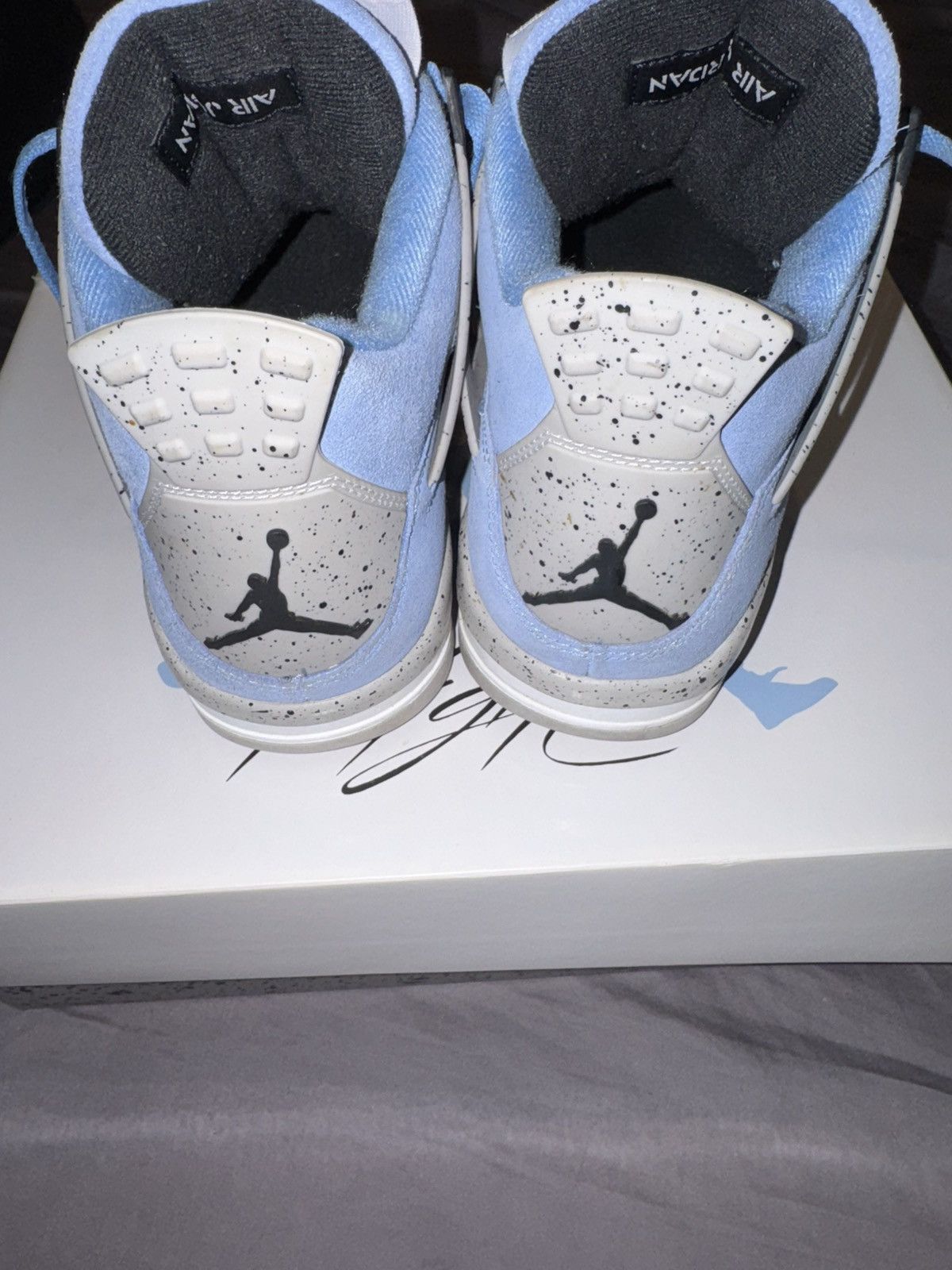Jordan Brand Air Jordan 4 Retro University Blue Size US 9.5 / EU 42-43 - 3 Thumbnail