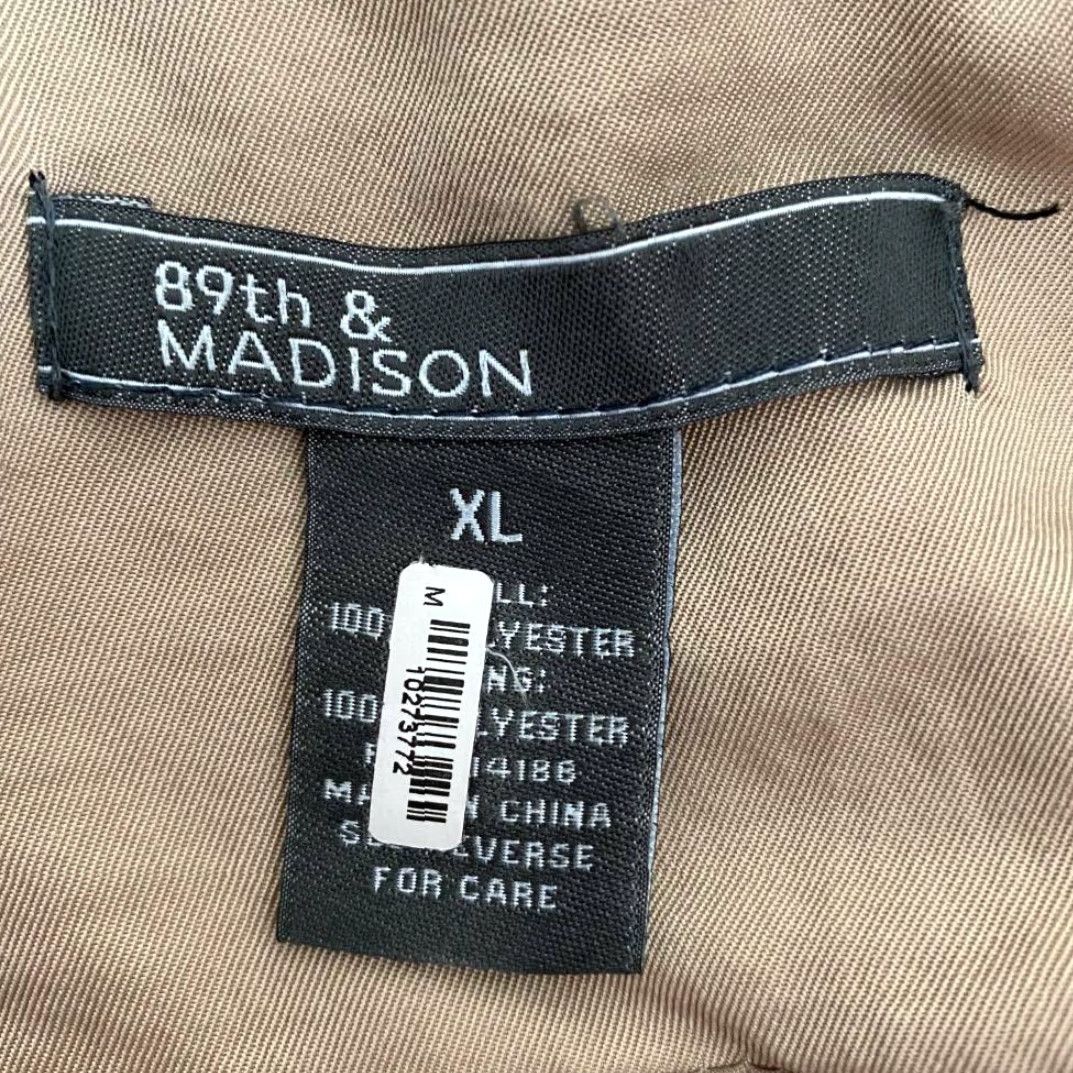 Vintage VINTAGE 89th & Madison Womens Suit Jacket Beige Notch Lapel Flap Pockets Lined Blazer XL Size XL / US 12-14 / IT 48-50 - 3 Thumbnail