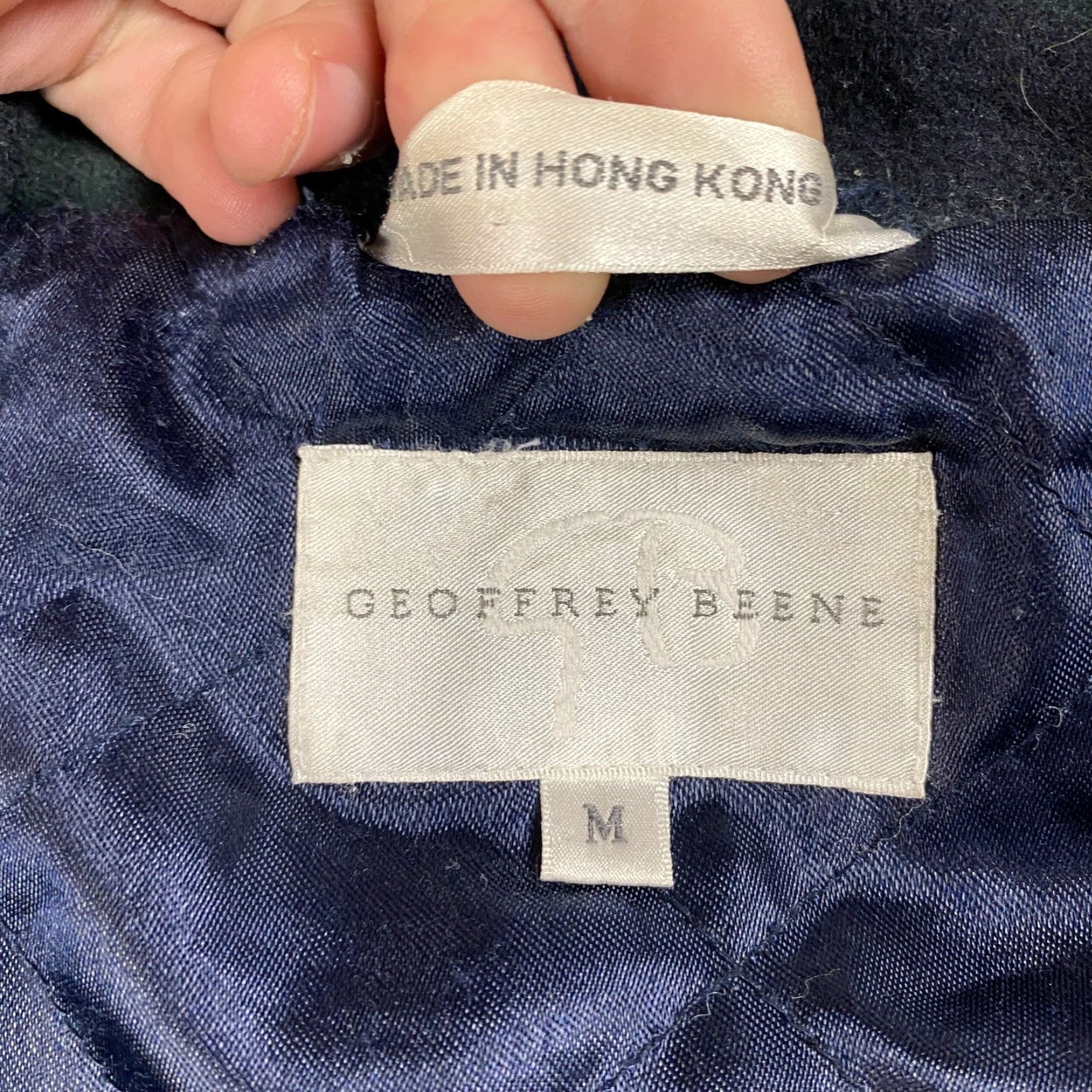Geoffrey Beene VINTAGE Geoffrey Beene MENS WOOL CRUISER JACKET POCKETED ZIP FRONT FLANNEL M Size US M / EU 48-50 / 2 - 4 Thumbnail