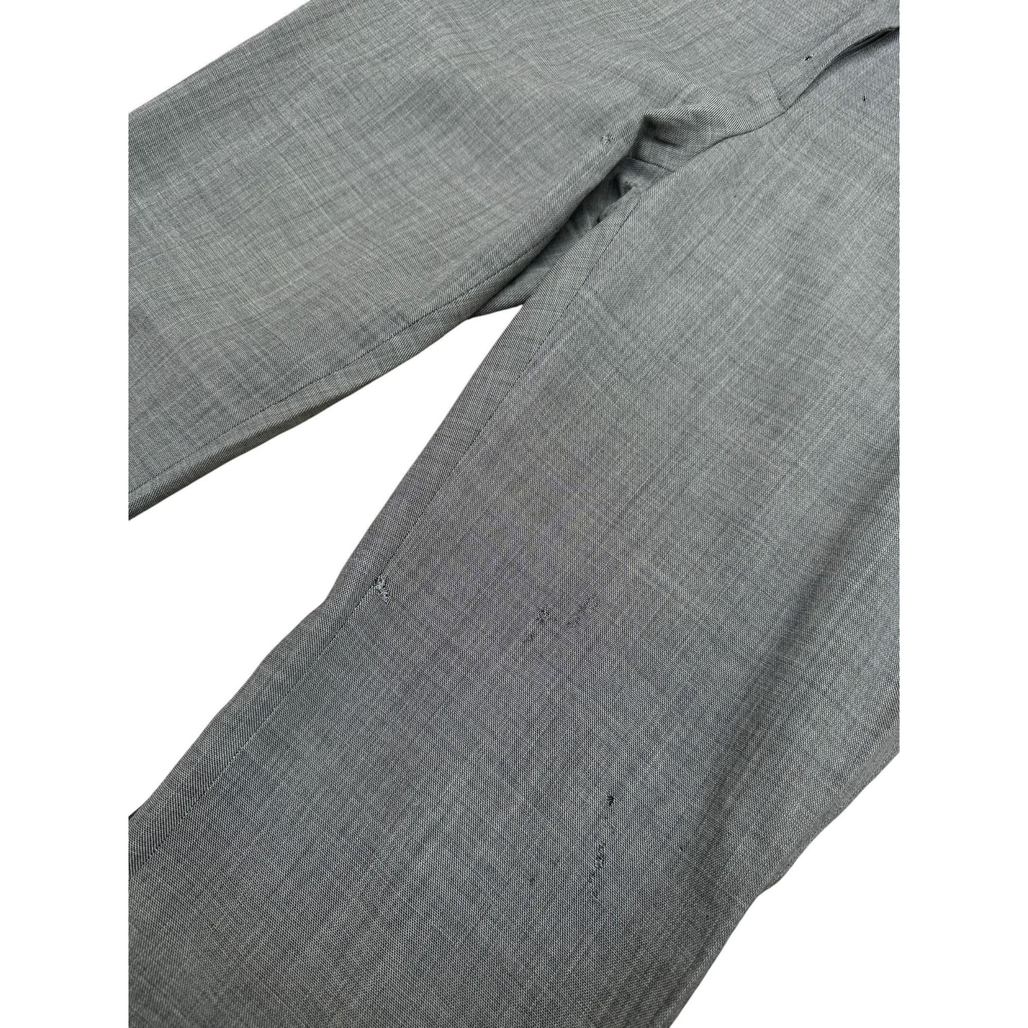 Maison Margiela Vintage FW 2009 Grey Wool Pants Size 29" - 4 Thumbnail
