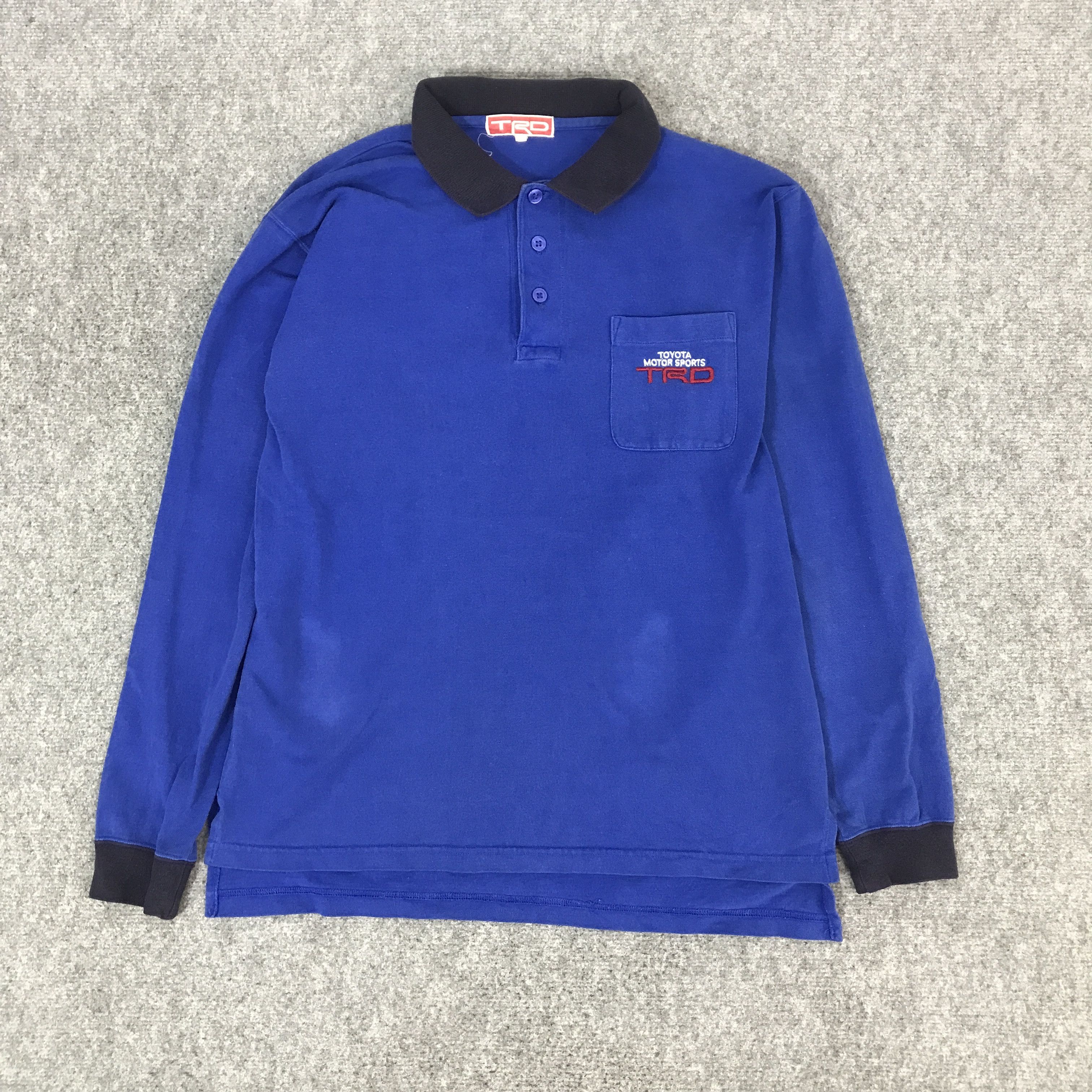 Japanese Brand TOYOTA TRD RACING POLO SHIRT LONG SLEEVE Size US M / EU 48-50 / 2 - 1 Thumbnail