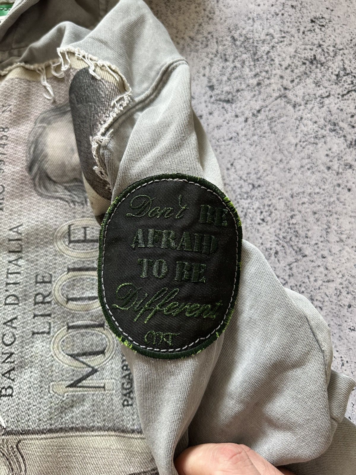Vintage Money Murder Zip Up Hoodie Maledetti Toscani Vintage Y2K Size US L / EU 52-54 / 3 - 3 Thumbnail