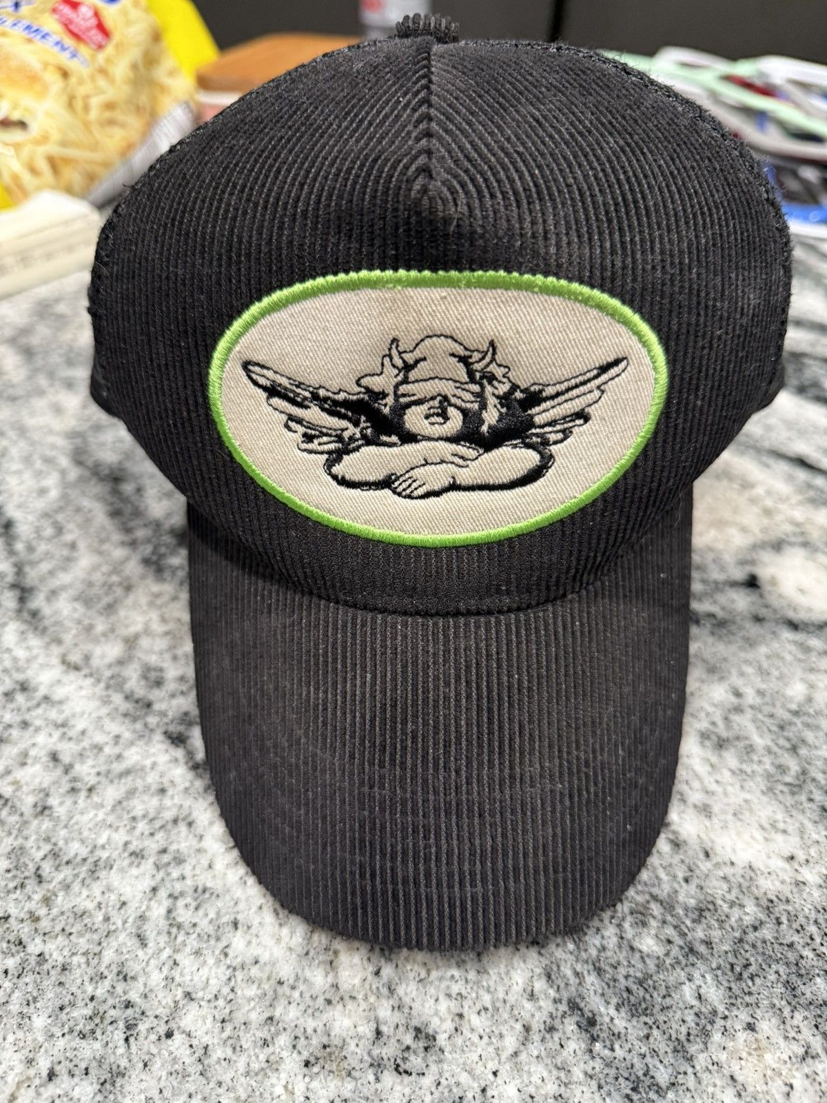 Boys Lie × Vintage Vintage Boys Lie corduroy Trucker Hat Size ONE SIZE - 1 Thumbnail