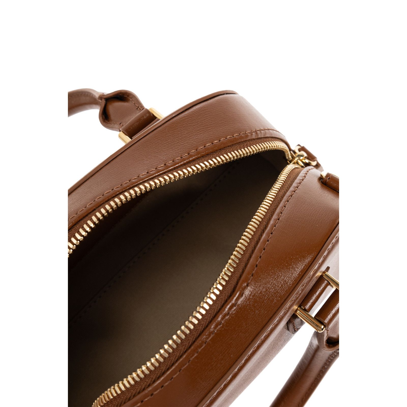 Alexander McQueen ALEXANDER MCQUEEN Birdee Mini Brown Leather Top Handle Bag N Size ONE SIZE - 4 Thumbnail