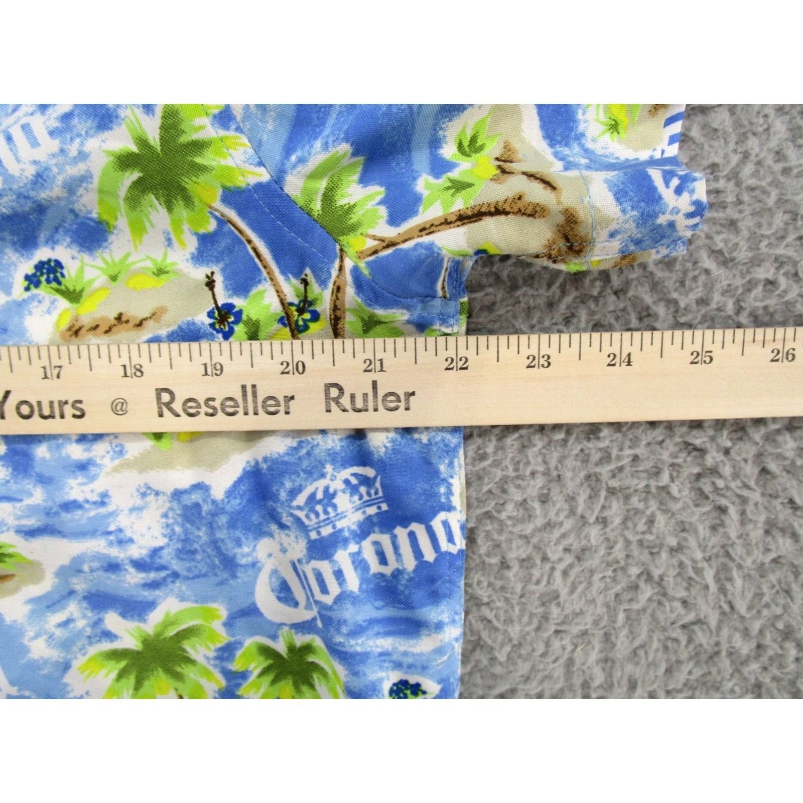 Vintage VINTAGE Corona Hawaiian Polo Shirt Mens SZ L Short Sleeve Button Up All Over Print Beer Size US L / EU 52-54 / 3 - 6 Thumbnail