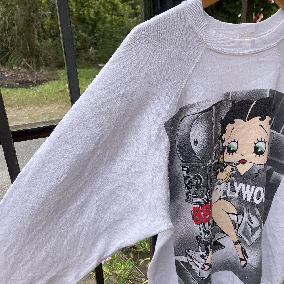 Vintage 🔥Vintage 80s Betty Boop Promo Poster Pullover Sweatshirts Size US M / EU 48-50 / 2 - 6 Thumbnail