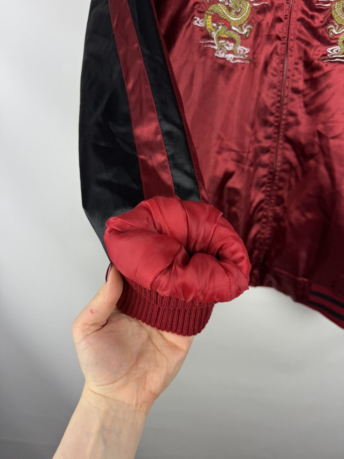Japanese Brand YDU Co Men’s Japanese Embroidered Bomber Jacket Size L Size US L / EU 52-54 / 3 - 10 Thumbnail