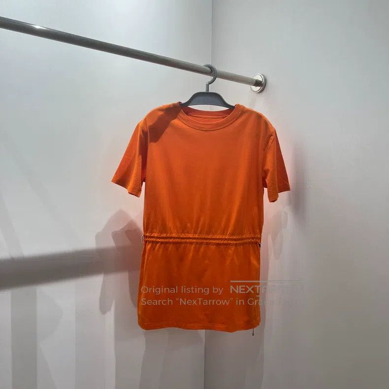 Hermes Hermes Slogan drawstring waist dress Size XXS / US 00 / IT 34 - 1 Thumbnail