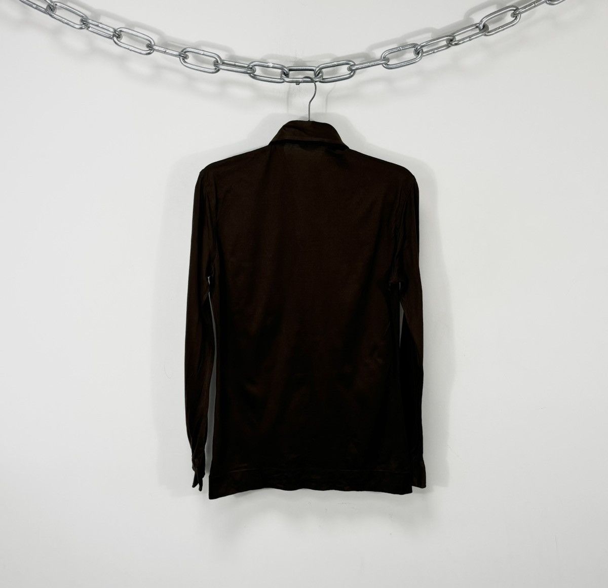 Pierre Cardin Vintage Pierre Cardin 90s Tricot Sport Brown Luxury Shirt Size US M / EU 48-50 / 2 - 11 Thumbnail