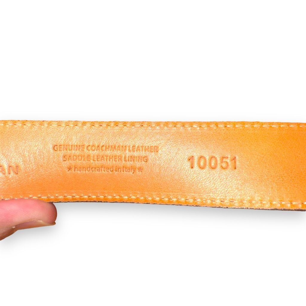 Martin Dingman Martin Dingman Countrywear Brown Coachman Leather Belt Size Size 42 - 6 Thumbnail