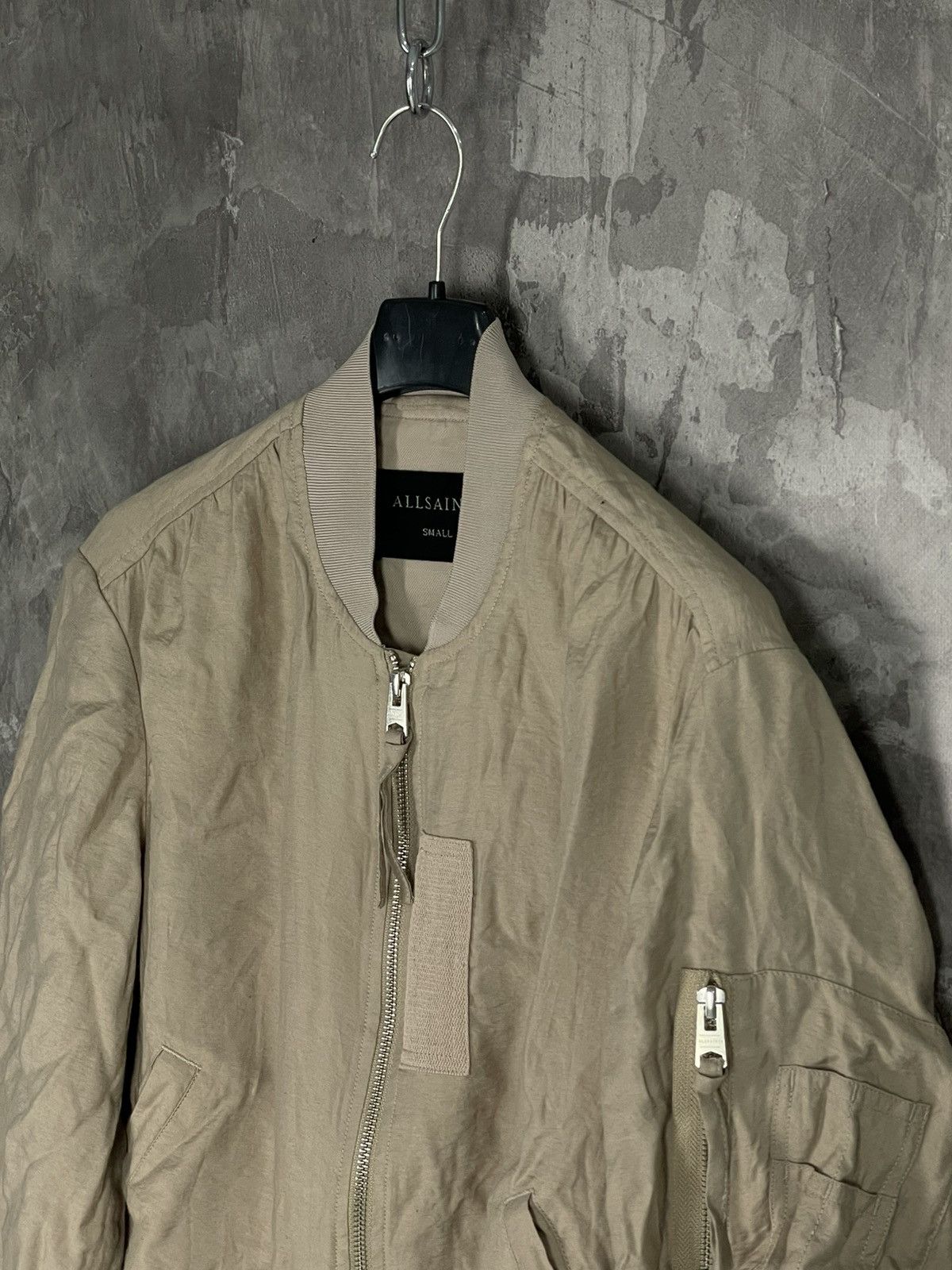 Allsaints All Saints Baggy Bomber jacket Avant Garde Jacket Size S / US 4 / IT 40 - 7 Thumbnail