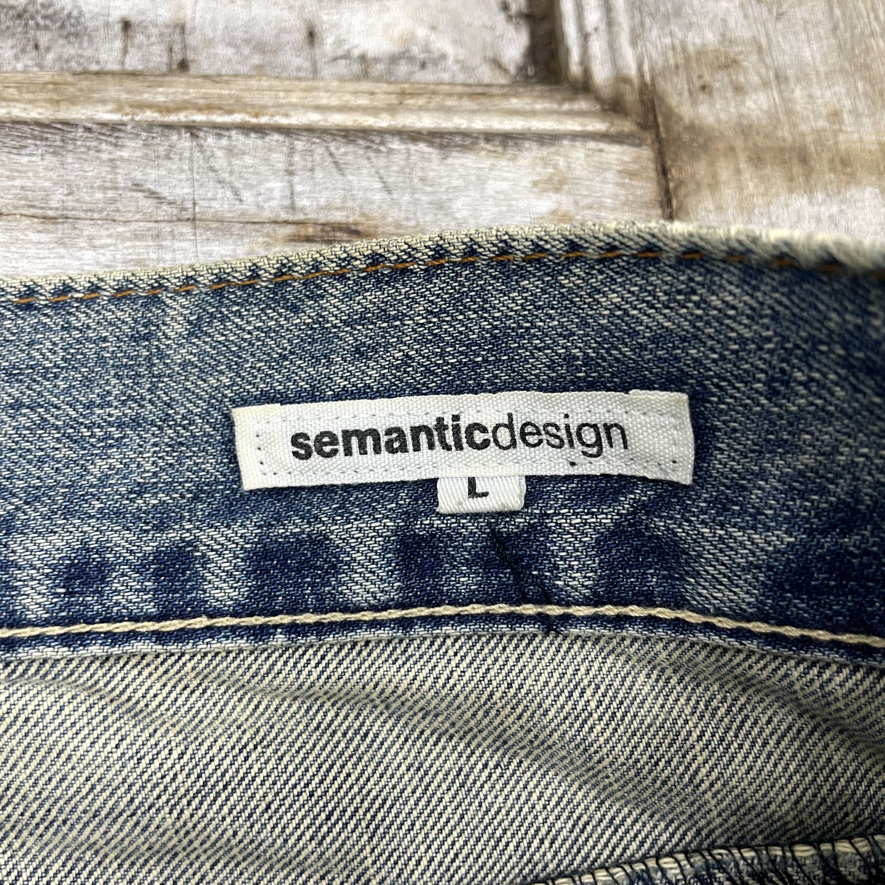 Japanese Brand Japanese SemanticDesign Distressed BootCut Jeans-wc301 Jeans Size US 33 - 8 Thumbnail